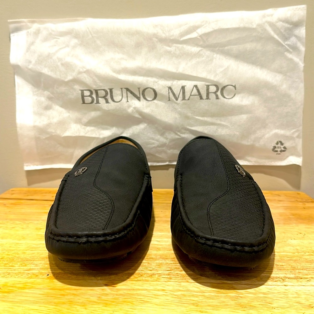 Bruno Marc Size 13 Black Loafer